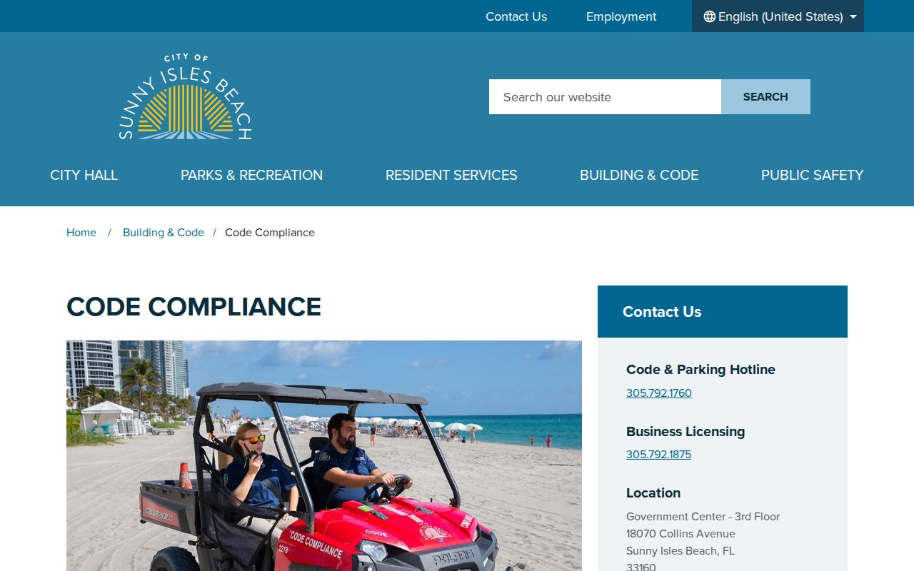 Sunny Isles Beach neighbors city code compliance