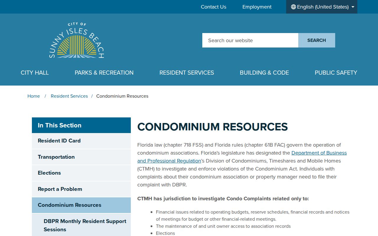 Sunny Isles Beach neighbors condominium resources